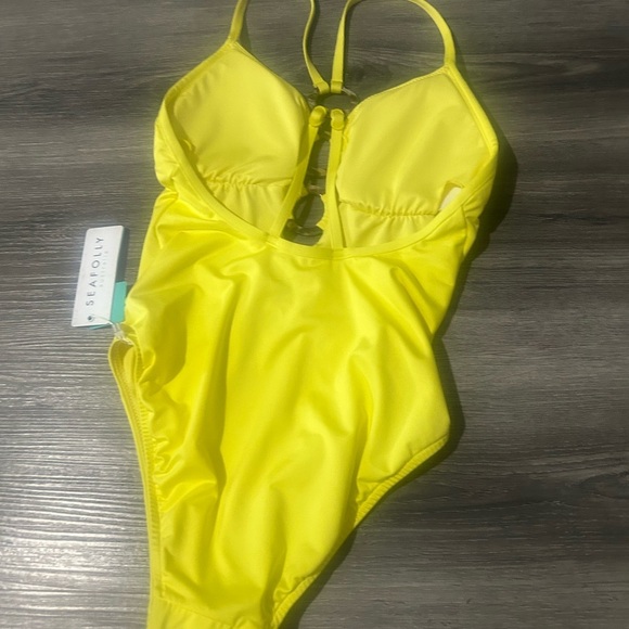Seafolly Yellow One-Piece Swimsuit - Picture 2 of 5